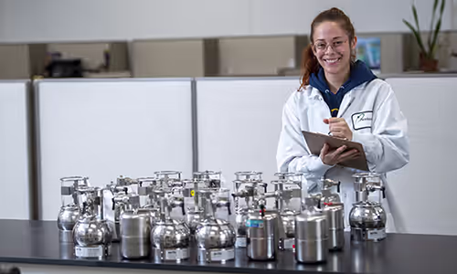 Pace Scientist working in Air Lab
